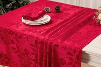 Red Christmas Tablecloth