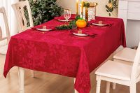 Red Christmas Tablecloth