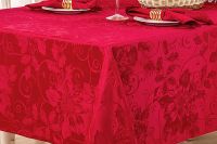 Red Christmas Tablecloth