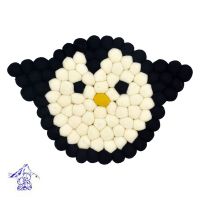 Owl Shape Felt Ball Trivet