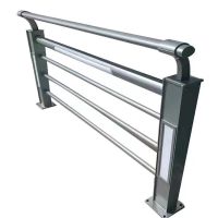 Powder Coated Stainless Steel Welded pipe Guardrail for Road and Bridge From China