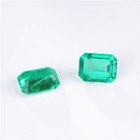 Colombia Green Color Octagon Emerald Cut
