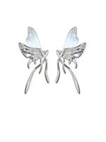 New Arrivals Fashion Butterfly Wings Punk Style Earring Temperament Sweet Cool Women Earrings Wholesale