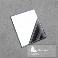 3mm 4mm 5mm 6mm Glass Sheet Decorative Silver Aluminum Mirror