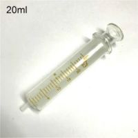 Glass Syringes Glass Sample Extractor Lab Glassware Glass Injector 20ml From Others1