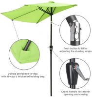 9 Ft Semicircle Patio Umbrella