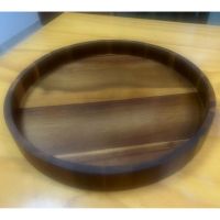 Acacia Wooden Round Serving Tray