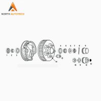 5200 Lbs Drop Axle With Electric Drum Brake