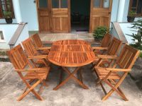 Acacia Dining Set  1+6 ( Boston