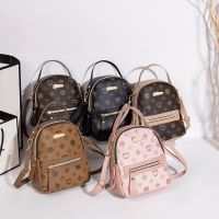 PU leather multi-functional mini women backpack