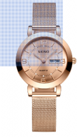 Women's Quartz Watch, Non-mechanical Milan Watch, Luminous Waterproof, Dual Date, Schoolgirl Alloy Watch