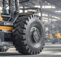 Condor forklift loader semi-solid tires