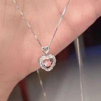 Heart frequency necklace female Instagram niche high-grade design feeling sweet everything smart love collarbone chain chain female