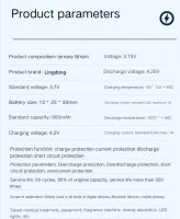 Polymer lithium battery new energy charging soft pack battery polymer battery pack From China