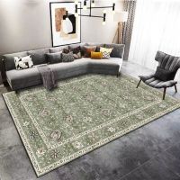 Olive Green Living Room Carpet Persian Rug