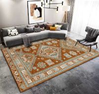 Quality Persian Printed Carpet Rugs with Orange Color