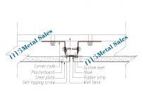 Wall Cladding&iuml;&frac14;Hook mounted metal wallboard