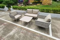 LH1060 outdoor furniture garden ropes sofa set