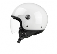 Top Selling half face Fiberglass open approved Customized retro white motorcycles helmets