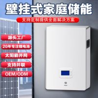 Customized household energy storage wall-mounted 5 kWh 51.2V 100AH solar photovoltaic lithium iron phosphate dangerous goods package certification From China