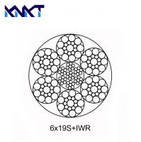 6Ã19S+IWR Round Strand Steel Wire Rope