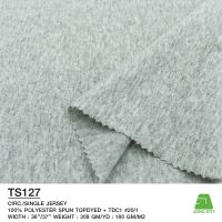 Single Jersey Melange Knitted Fabric