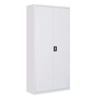 Office 2 Door Steel Cupboard Metal Filing Cabinet with Adjustable Shelf