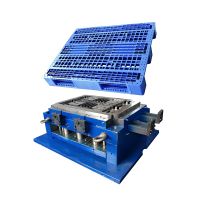 Logistics plastic pallet for sales Tian word plastic  tray Mold with high quality of service From China