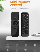 2024 M8 Air Mouse Keyboard IR Learning Voice Function Wireless Keyboard Appilicable to Android Tvbox, Mini PC, Smart TV, Projectorremote-control From China