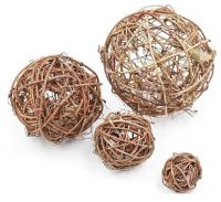 Christmas decoration wicker ball