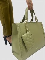 Green Elegance Designer Tote Bag - LIMITED EDITION | daudle