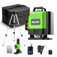 Factory Outlet Rotating Laser Level Hilda 16 Lines 4d Laser Level Multifunction Crosshair Green Light Nivel Laser Levels