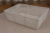 Wholesale white color paper string storage basket for home storage