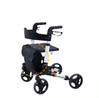 Folding Lightweight Aluminium Walker Rollator With Seat