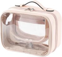 Tsa Approved Toiletry Bag Makeup Bag Clear Cosmetic Bag With Zipper Double Layer Travel Toiletry Bag Makeup Bag Gifts For Women