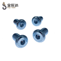 Flat head hexagon socket screw  Carbon steel material surface galvanized Support customization