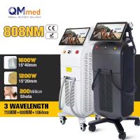 Ice Titanium 755nm 808nm 1064nm Laser Hair Removal Machine