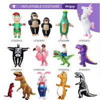 Adults Inflatable Costume Suit, Blow up Jumpsuit Halloween Cosplay Costume Inflatable Animal Costume for Adult/Halloween/Birthday/Holiday