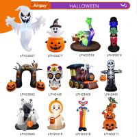 6FT Halloween Inflatables Outdoor Decorations, Built-in LED Lights Holiday Blow Up Yard Decoration Clearance for Yard, Holiday, Parties