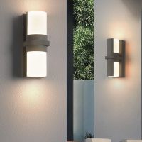 Wall Light Indoor Outdoor IP65 Wall Lamp Garden Villa Bedroom rotatable Up an Down lights sconce lamp Bedside Wall Fixture Lighting