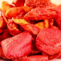 Red pepper crisp dry