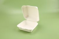 A 6.5-inch hamburger box