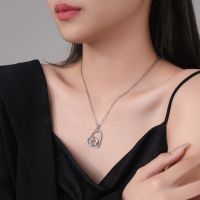 Dada Women's Romantic New Design Cute Heart Shaped Elephant Pendant Necklace Jewelry Exquisite Classic Fashion Gift Animal Necklace