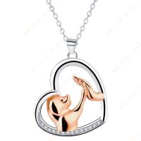 Dada Hot Selling Customized Exquisite Simple Perfect Gift Dog Animal Love Pendant New Trend Series Mother Gift Necklace