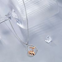 Dada Hot Selling Customized Exquisite Simple Perfect Gift Dog Animal Love Pendant New Trend Series Mother Gift Necklace