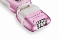 Haohan Hb-907 3 In 1 Usb/adaptor Lady Epilator Electroplate Pink