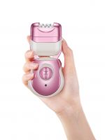 Haohan Hb-907 3 In 1 Usb/adaptor Lady Epilator Electroplate Pink