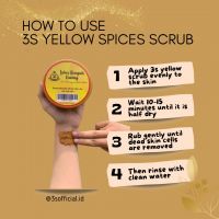 High Quality Yellow Spices Scrub 3S