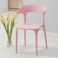 Cheap Restaurant Design pp Factory Dining pp Chair Colorful Plastic Coffee Shop Tables and Chairs Outdoor Chair Coffee Shop From China