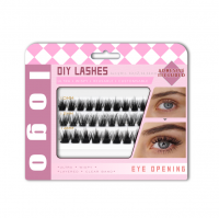 D Curl Wholesale Private Label Diy Lash Extensions Lash Bundle Packaging Natural Ribbons Segment Lashes